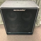 Acoustic B410C Classic 400W 4X10 Bass Speaker Cabinet Black Tested. Fixed Price $269.95.