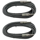 2 Pack Feet Pro Audio Dj Speaker Cables Cords 1/4 Ends 16GA Guage. Fixed Price $19.97.