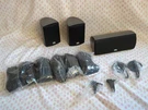 Jbl 136SISAT + 136SICEN Home Theater Surround Satellite Speakers And Cords. Fixed Price $49.00.