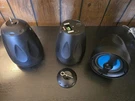 Speco SP6PTB 6.5 7025V Weather Resistant Pendant - 3 Speakers Black. Fixed Price $135.00.