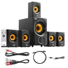 Acoustic Audio Home Theater 5.1 Bluetooth Speaker System With Fm Tuner New. Fixed Price $120.88.