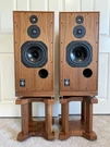 Harbeth SHL5+ 40TH Anniv. Speakers Walnut Pair W/ Hi-fi Rock Limited Stands. Fixed Price $6599.00.