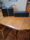 Pair Of Boston Acoustics CR6 Speakers And 424V Center Channel 8 Ohm. Fixed Price $120.00.