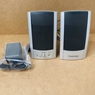Gateway Edison 2.0 Diamond Audio Wired Computer Speakers With Power Adaptor Vtg. Fixed Price $29.00.