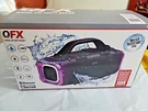 Qfx Waterproof Boom Box Speaker, High Powered, Bluetooth, Led Lights, Portable. Fixed Price $129.00.