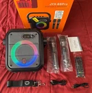 Jyx 66 Pro Karaoke Portable Speaker 2 Unused Microphones Excellent Condition. Fixed Price $100.00.