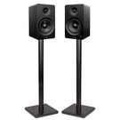 Fluance Powered 6.5" Stereo Bookshelf Speakers For Turntable Bluetooth W/ Stands. Fixed Price $442.98.