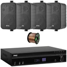 Pyle PT875BT 5.2CH Home Audio Receiver, 4X 4" 30W Black Speakers, Wire. Fixed Price $261.99.