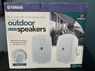 Yamaha NS-AW190 Outdoor Speakers White (pair) All-weather 2-WAY New In Box. Fixed Price $99.99.