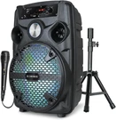 ABX-82S Portable Bluetooth Party Speaker With Stand 8" Woofer 1100W Wavesync. Fixed Price $163.99.