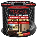 Ptasygk 16 Gague Outdoor Speaker Wire 100 Feet - 2 Conductor Direct Burial. Fixed Price $44.99.