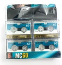 Vintage Tdk MC60 Micro Cassette Blank Tapes (4 Pack). Fixed Price $12.00.