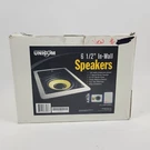 Unicom And 1/2" In-wall Speakers UHB1-SW652 New Open Box. Fixed Price $95.00.