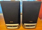 2 Aiwa Speakers Model No. SX-ZL10 (1 Pair), Gray/black, Work Perfectly!. Fixed Price $22.99.