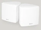 Cube By Rockville Pair Of 3.5" White Home Theater Wall Speakers+swivel Brackets. Fixed Price $59.95.