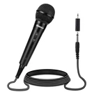 Shinco Handheld Mic, Cardioid Vocal Dynamic Microphone With 13FT Cable Black. Fixed Price $29.44.