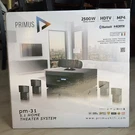 Primus PM-31 5.1 2500W Home Theater Sound System W/subwoofer, Surround Speakers. Fixed Price $399.99.