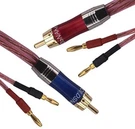Kk R1-B2-D0.5 4N Ofc Speaker Wire Pair With Rca Male Blue & Red To Ban.... Fixed Price $31.94.