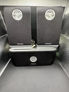Philips CS3400 Home Theater Speakers Set (3) Center + Front L/r Tested Working. Fixed Price $23.39.