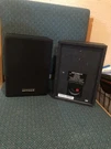 2X Optimus Pro CS-2 Speakers Wood Box 50WATT Black Tested & Works. Fixed Price $19.95.