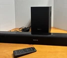 Deco Gear DGSB100BLK 60W Soundbar W/ Wireless 20W Subwoofer Bluetooth. Fixed Price $35.99.