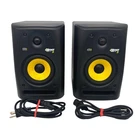 Krk Rokit RPG2 Powered Studio Monitor Pair Black Yellow Active Speakers RP5G2. Fixed Price $199.95.