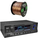 Pyle PT272AUBT Home Theater Bluetooth Receiver, 50 Feet 16 Gauge Speaker Wire. Fixed Price $159.49.