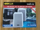 New Klh 990A-W 100WATT All Purpose Speakers Antique White Indoor Outdoor. Fixed Price $49.99.