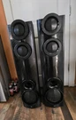 Lg System Pair S65T3-S Only Ohm 40" Tall Black Tested. Fixed Price $175.00.