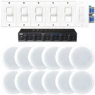 12X Pyle 5.25" 150W Speakers, Volume Control, 6X 6-CHANNEL Selector. Fixed Price $552.49.