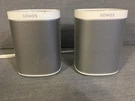 Pair Of Sonos PLAY:1 Smart Speakers, S2 App, Working, Manuf 2016. Fixed Price $184.95.