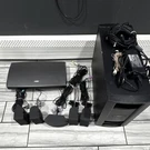 Bose 5.1 Channel Wired Home Theater Speaker System With Subwoofer, Black. Fixed Price $800.00.