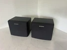 Sony SS-SR100 2.0 Channel Speakers Pair Black Wired 50W Max 8 Ohms. Fixed Price $46.64.