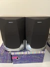 Sony SS-J15 Stereo Pair Of Gray Bookshelf 2-WAY Speakers-tested & Works Great. Fixed Price $63.99.
