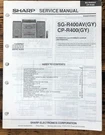 Sharp SG-R400 CP-R400 Stereo Service Manual *original*. Fixed Price $19.97.