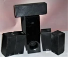 Lg - Set Of Model S62S1 Home Theater 1000W 3 Ohm Speakers. Fixed Price $69.95.