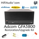 Adcom GFA-5800 Amplifier Restoration Recap Upgrade Kit Fix Repair Capacitor. Fixed Price $295.00.