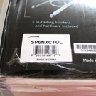 Speco 6.5" Metal Black Can 70V Speakers Complete W/ Mounting Brackets SP6NXCTUL. Fixed Price $225.00.