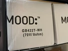 Mood Speakers 70V/80HM Model GB422T-BL. Fixed Price $40.00.