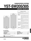 Service Manual For Yamaha YST-SW205, YST-SW305. Fixed Price $14.26.