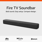 Fire Tv Soundbar, 2.0 Speaker With Dts Virtual:x And Dolby Audio, Bluetooth Conn. Fixed Price $158.99.