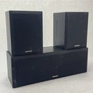 Kenwood CRS-158 Surround Rear Speakers Pair+ Center Euc. Fixed Price $49.99.