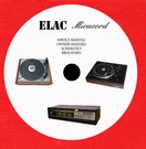 Elac Miracord Brochures, Schematics, Service Manuals On 1 Dvd In Pdf Format. Fixed Price $23.30.