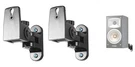 Pair Hidden Wall Mount Swivel Brackets For Yamaha NS-333 Bookshelf Speakers. Fixed Price $34.95.