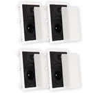 Theater Solutions TS80W Flush Mount Speakers With 8" Woofers In Wall 2 Pairs. Fixed Price $178.99.