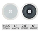 Bic Speakers Muro Architectural Series M-SR6 Pair White In Wall Open Box. Fixed Price $139.99.