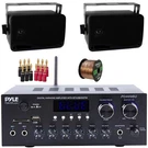 Pyle PDA69BU Bluetooth Usb MP3 Receiver, 2X 3.5'' 200W Speakers, Banana Plugs. Fixed Price $187.99.