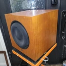 Linn Sizmik Subwoofer Cherry Wood CH/115 Parts Or Repair. Fixed Price $180.00.