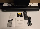 Creative Stage High Performance Under-monitor Soundbar With Subwoofer, Remote. Fixed Price $50.00.