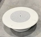 Quam Solution 2 Round Ceiling Speaker 8" White With Back Cam And Mounting. Fixed Price $100.00.